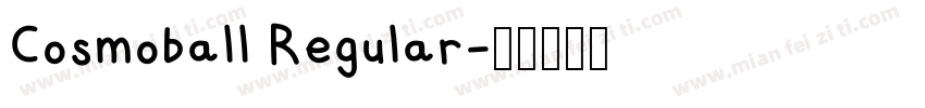 Cosmoball Regular字体转换